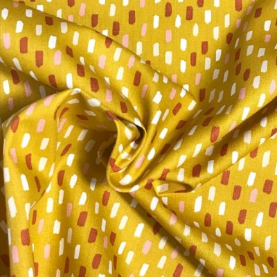 Baumwolle | RAIN bunt | senf